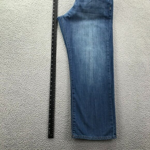 LUCKY BRAND Mens Size 34x28 Short Straight Leg 165 100% Cotton Blue Denim Jeans - Picture 16 of 16